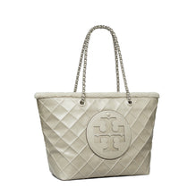Women Ella Shearling Chain Tote - Gray