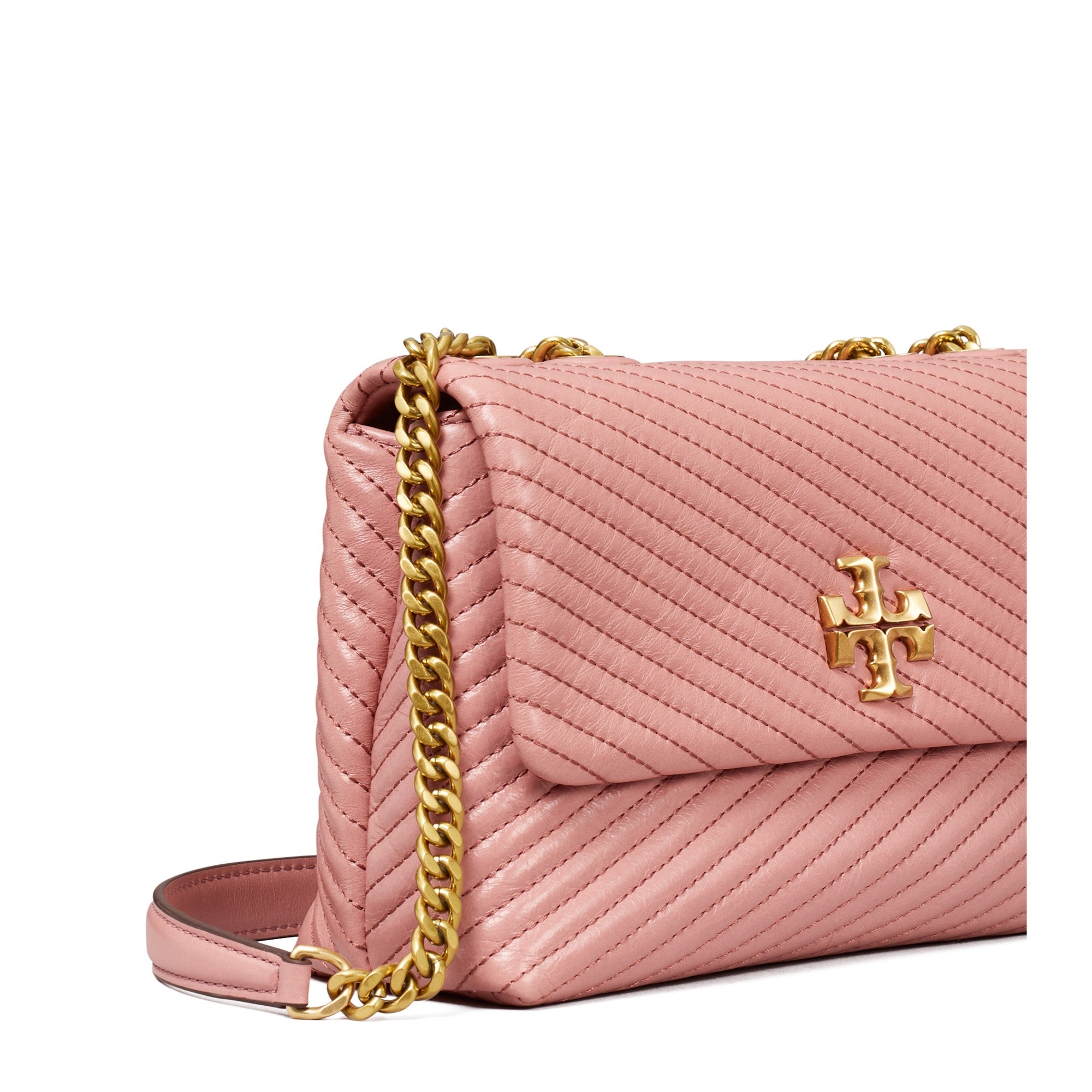 Women Kira Moto Quilt Small Convertible Shoulder Bag - Pink Magnolia