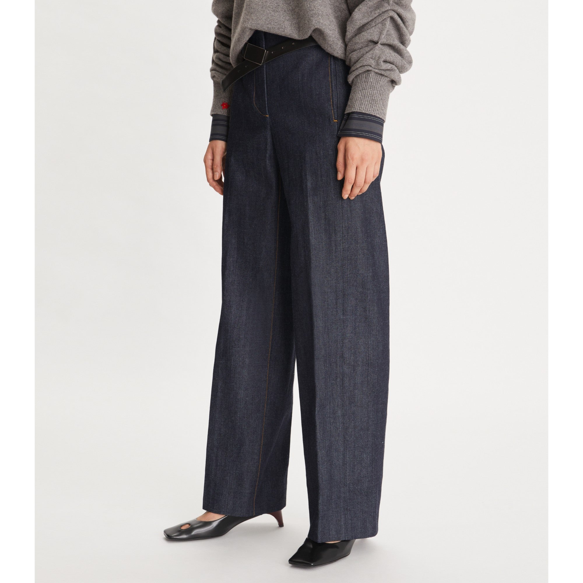 Women Selvedge Denim - Dark Indigo