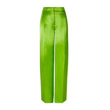Women Viscose Satin Pant - Brilliant Green