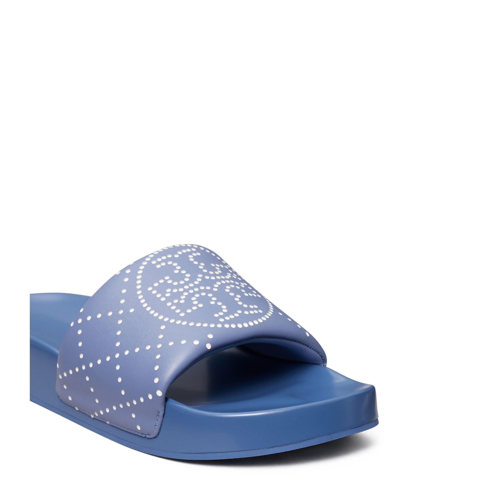 Women Double T Pool Slide - Saphire / Jeans Blue