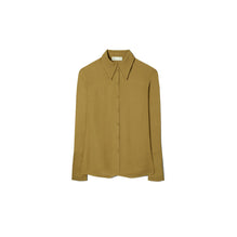 Women Cuffed Viscose Shirt - Ash Green