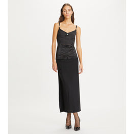 Women Mesh Skirt - Black