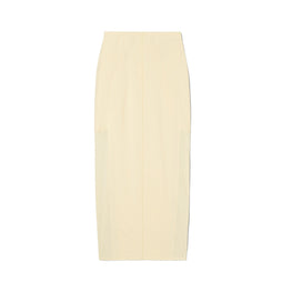Women Mesh Skirt - Ivory Mesh