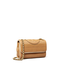 Women Fleming Soft Pleated Small Convertible Shoulder Bag - Dusty Almond
