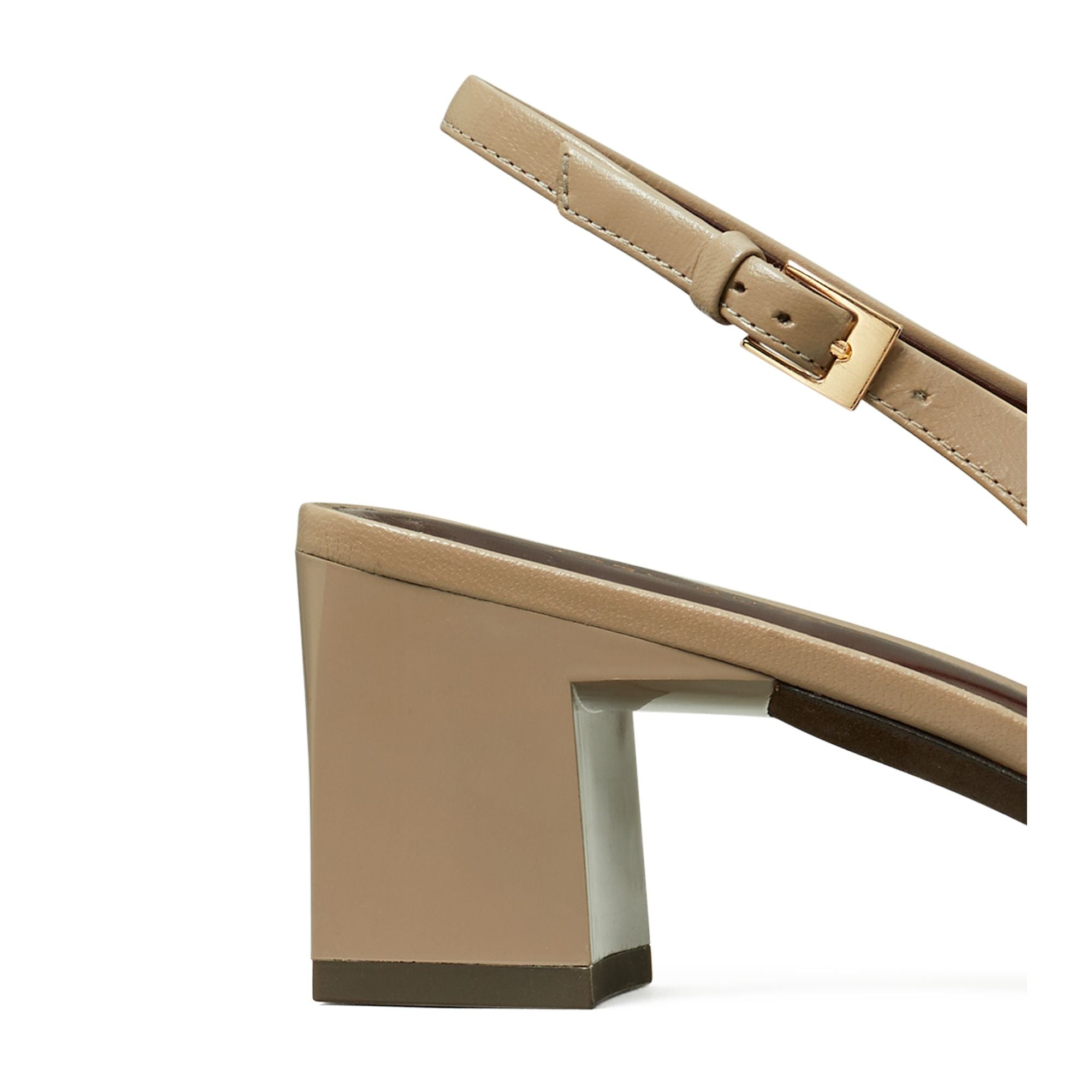 Women Georgia Slingback 55Mm - Ecru