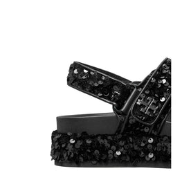 Women Kira Sport Sandal - Black Sequins