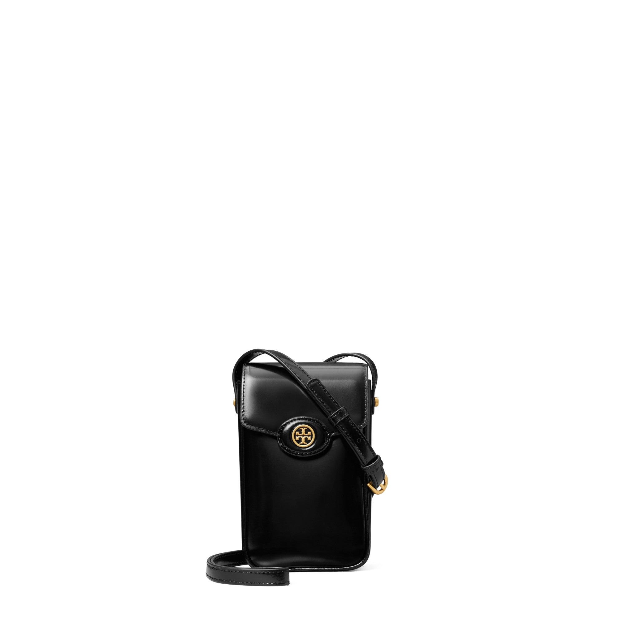 Women Robinson Spazzolato Phone Crossbody - Black