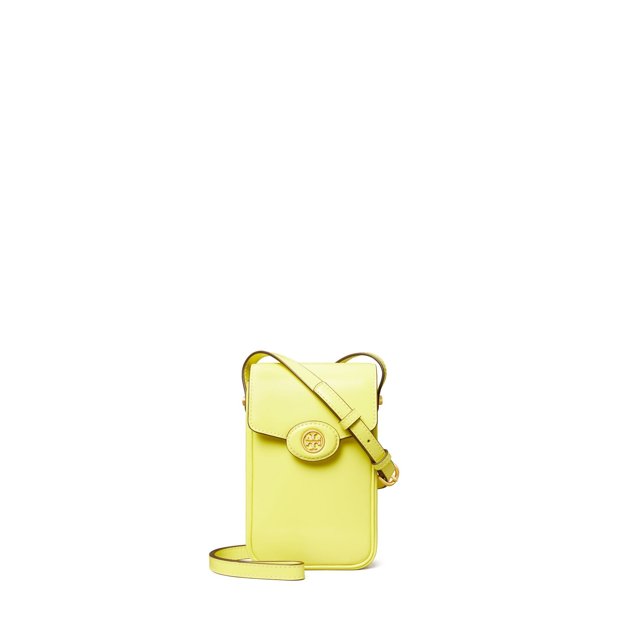Women Robinson Spazzolato Phone Crossbody - Neon Lemon