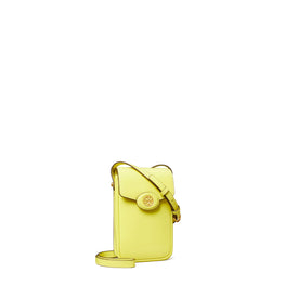 Women Robinson Spazzolato Phone Crossbody - Neon Lemon