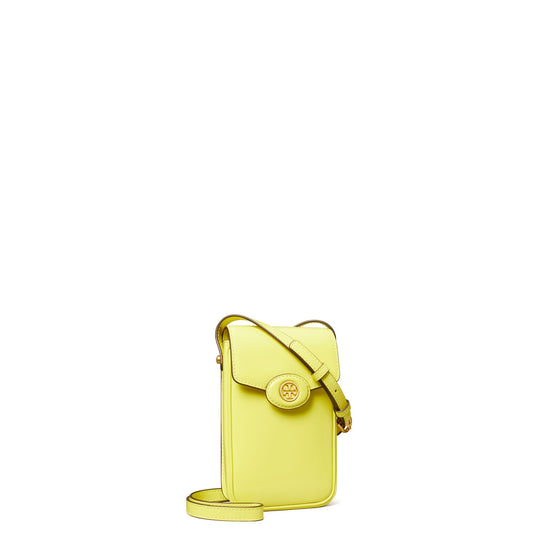 Women Robinson Spazzolato Phone Crossbody - Neon Lemon