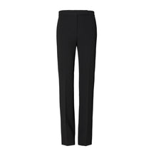 Women Boot-Cut Crepe Pant - Black