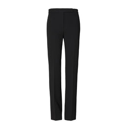 Women Boot-Cut Crepe Pant - Black