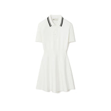 Women Tech Knit Dress - Snow White / Black