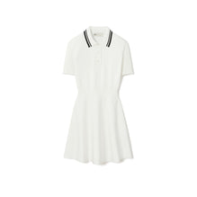 Women Tech Knit Dress - Snow White / Black