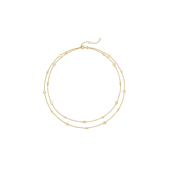 Women Layered Kira Necklace - Tory Gold