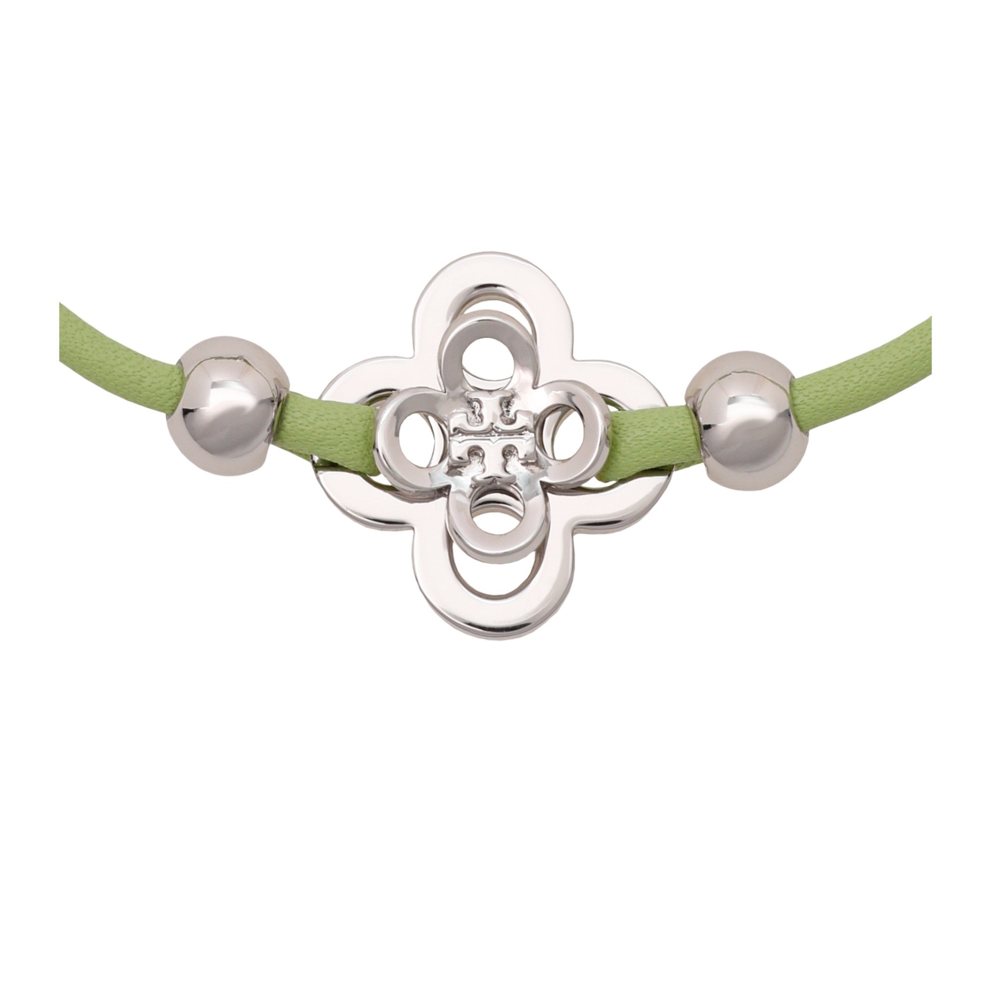 Women Kira Clover Slider Bracelet - Tory Silver / Mint