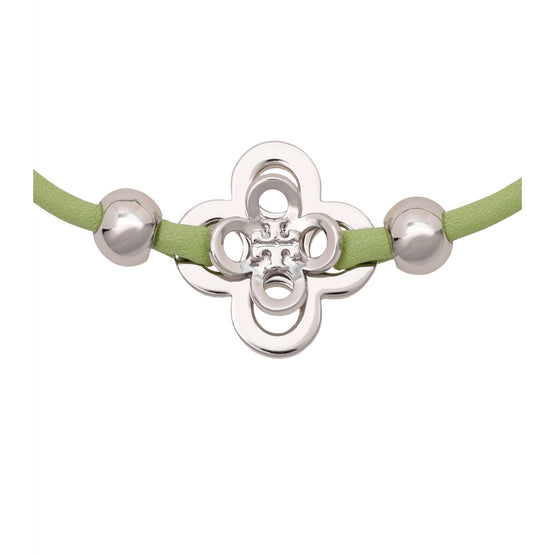 Women Kira Clover Slider Bracelet - Tory Silver / Mint