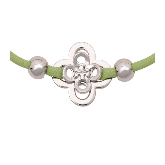Women Kira Clover Slider Bracelet - Tory Silver / Mint