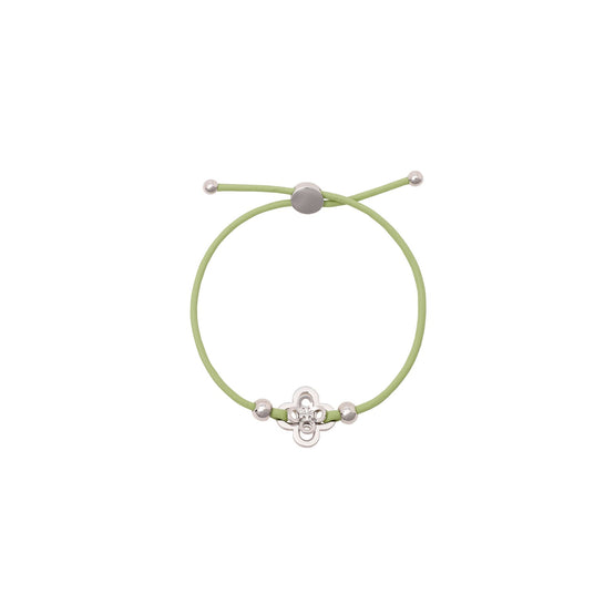 Women Kira Clover Slider Bracelet - Tory Silver / Mint