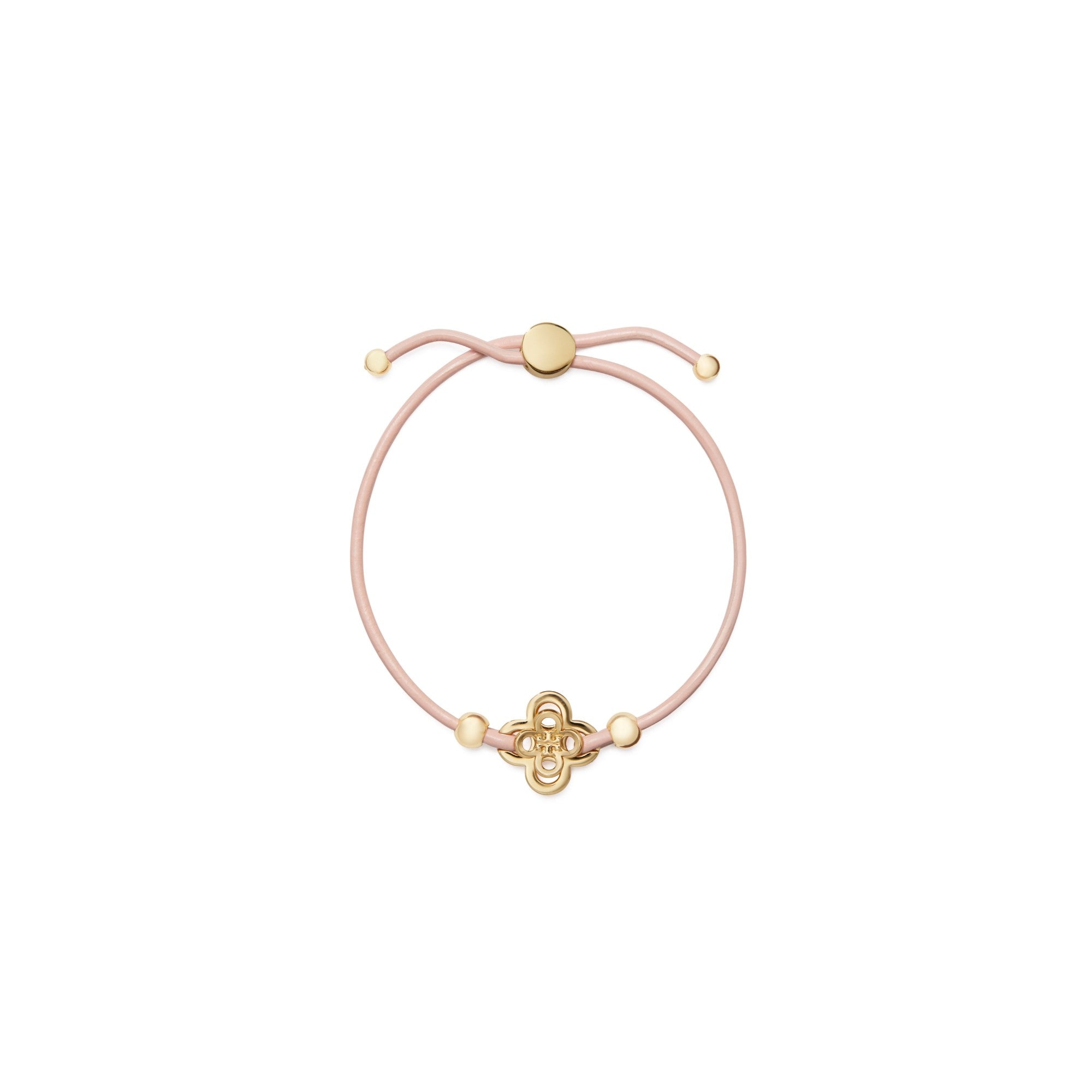 Women Kira Clover Slider Bracelet - Tory Gold / Pink