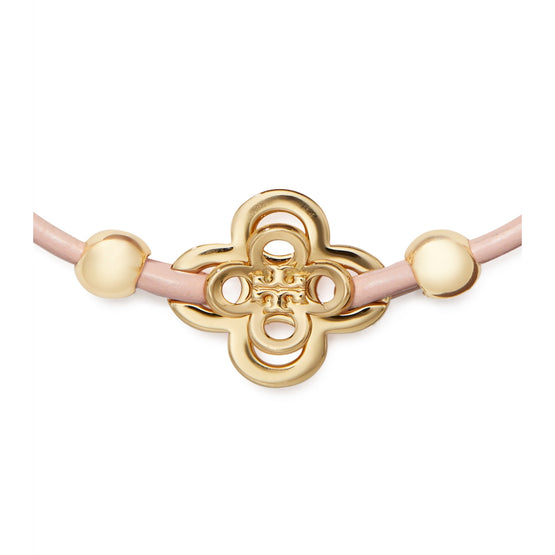 Women Kira Clover Slider Bracelet - Tory Gold / Pink
