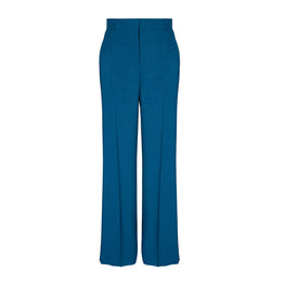 Women Tailored Drapey Melange Pants - Ink