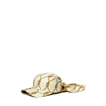 Women Silk Visor - Brown Knot