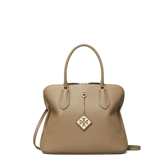 Women Pebbled Swing Bag - Taupe Oak