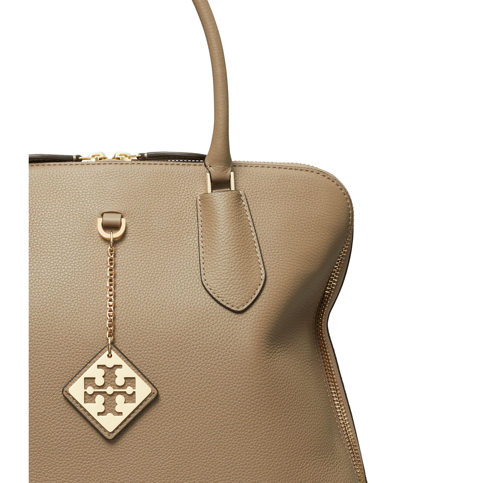Women Pebbled Swing Bag - Taupe Oak