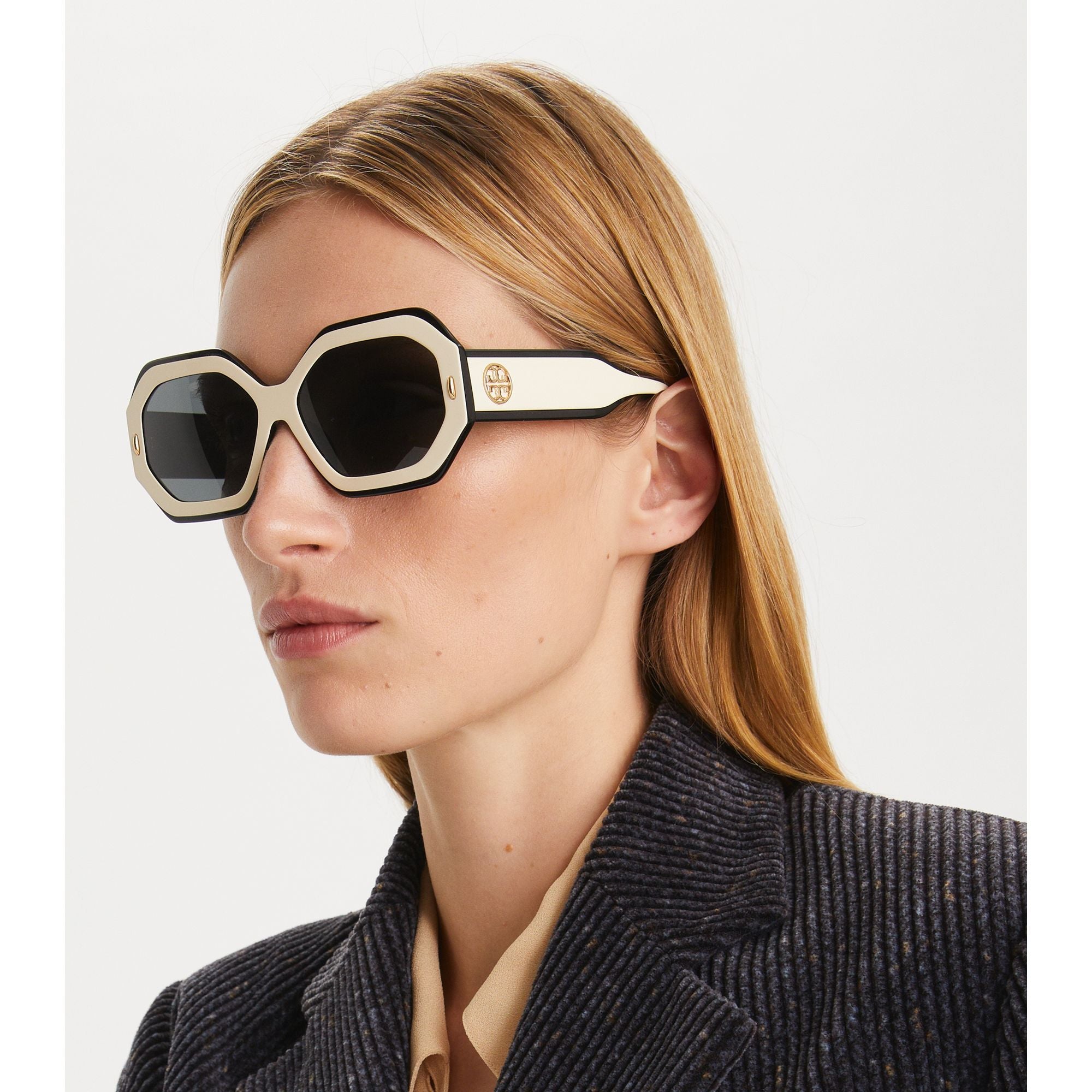 Women Miller Geometric - Honey Tortoise/Dark Brown