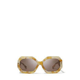 Women Miller Geometric - Honey Tortoise/Dark Brown