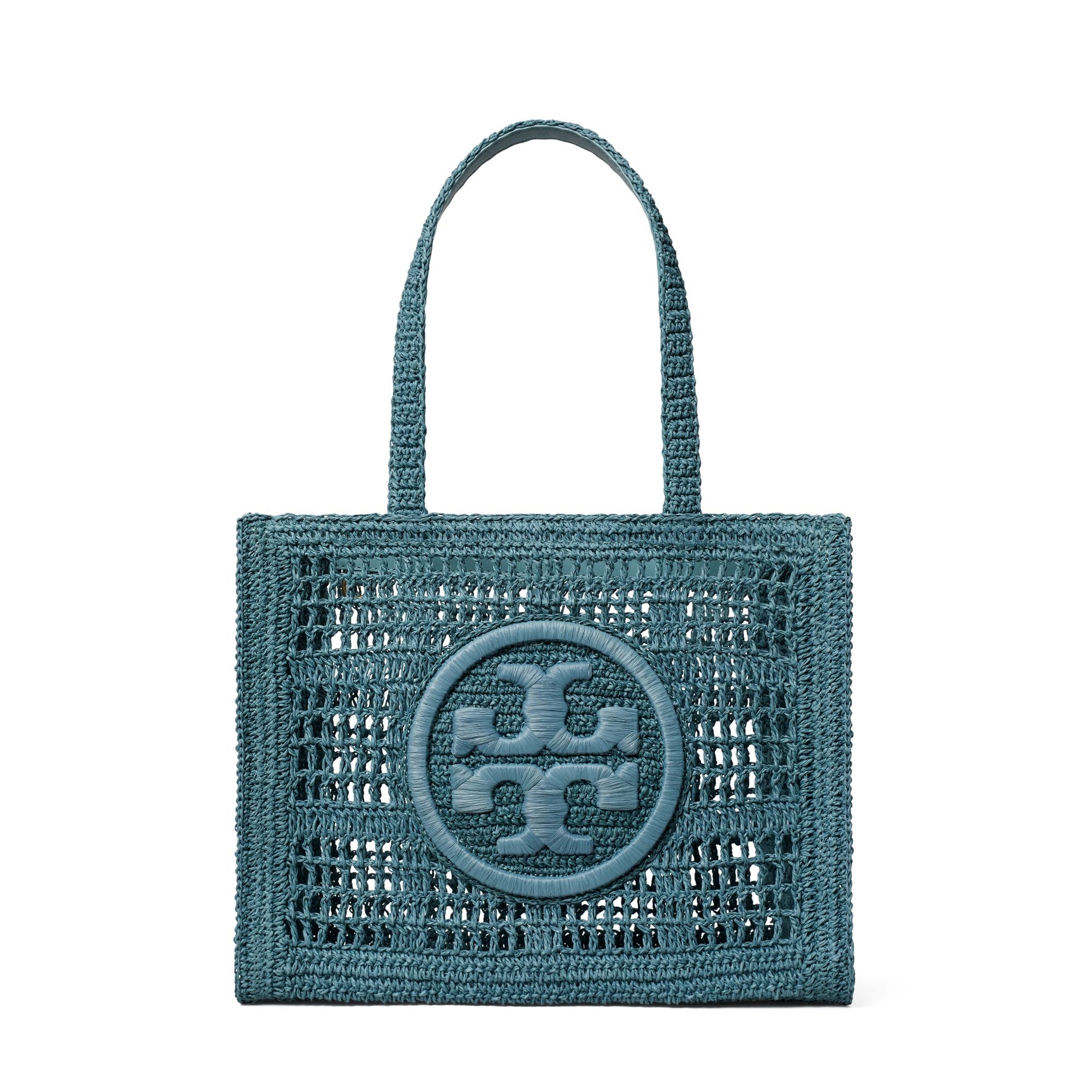 Women Ella Hand-Crocheted Small Tote - Deep Slate