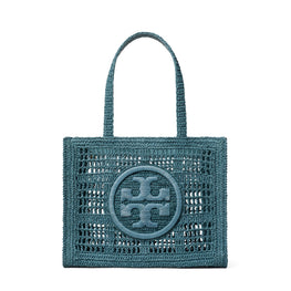 Women Ella Hand-Crocheted Small Tote - Deep Slate