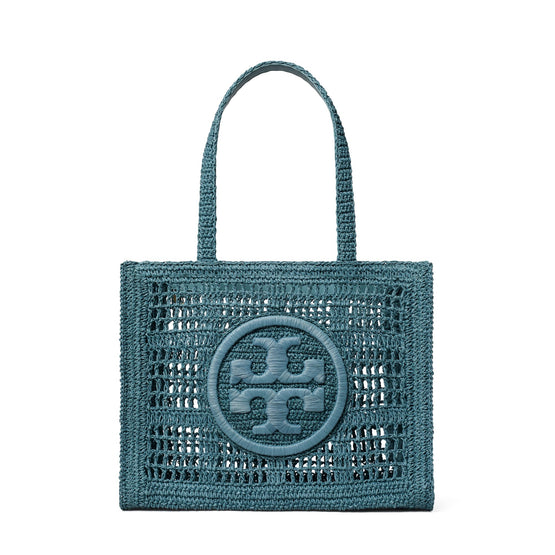 Women Ella Hand-Crocheted Small Tote - Deep Slate