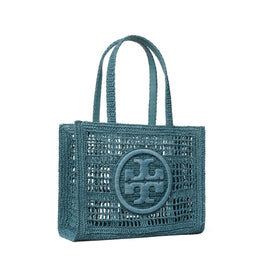 Women Ella Hand-Crocheted Small Tote - Deep Slate