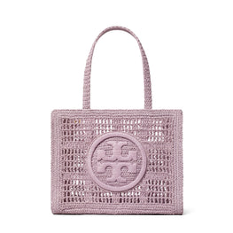 Women Ella Hand-Crocheted Small Tote - Pale Purple