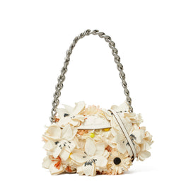 Women Fleming Soft Floral Embellished Mini Crescent Bag - Multi