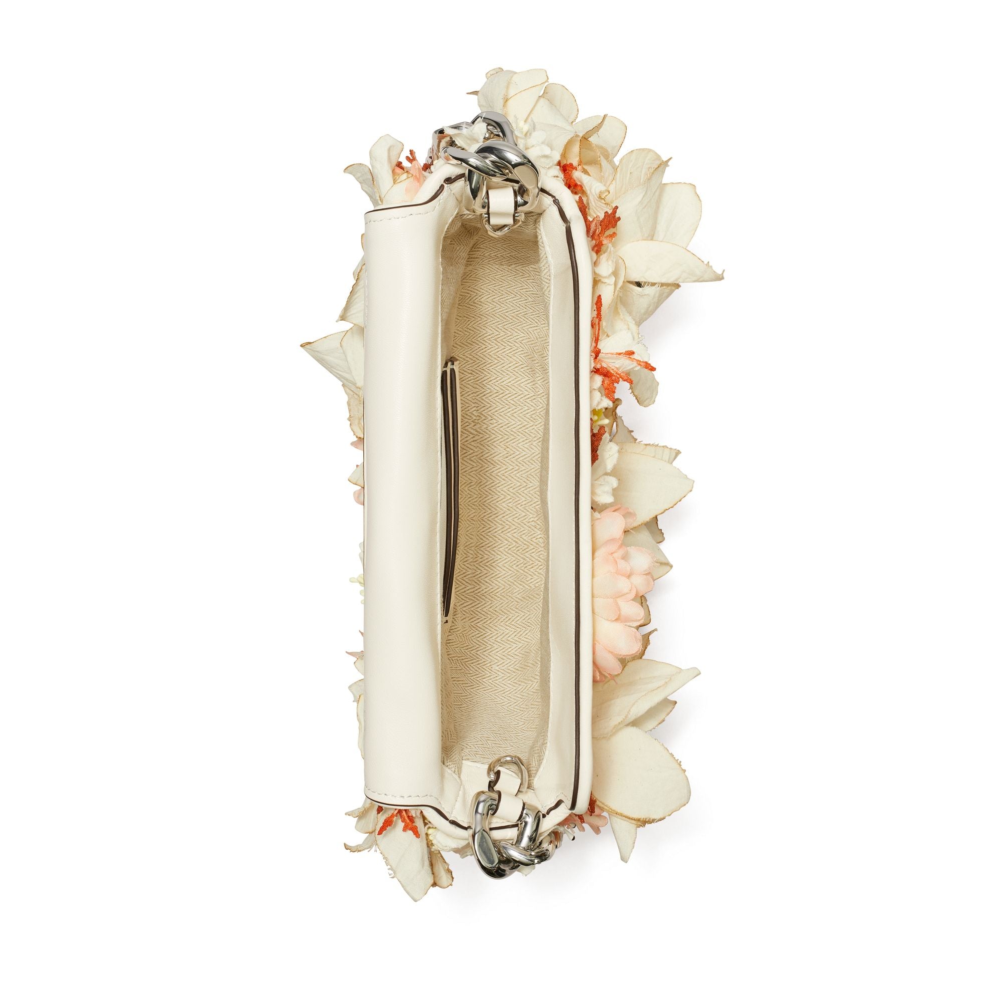 Women Fleming Soft Floral Embellished Mini Crescent Bag - Multi