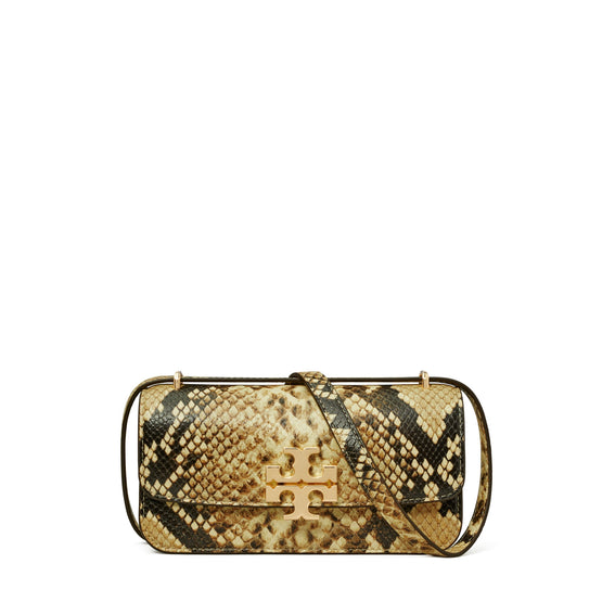 Women Eleanor Exotic E/W Small Convertible Shoulder Bag - Coriander / Black Multi