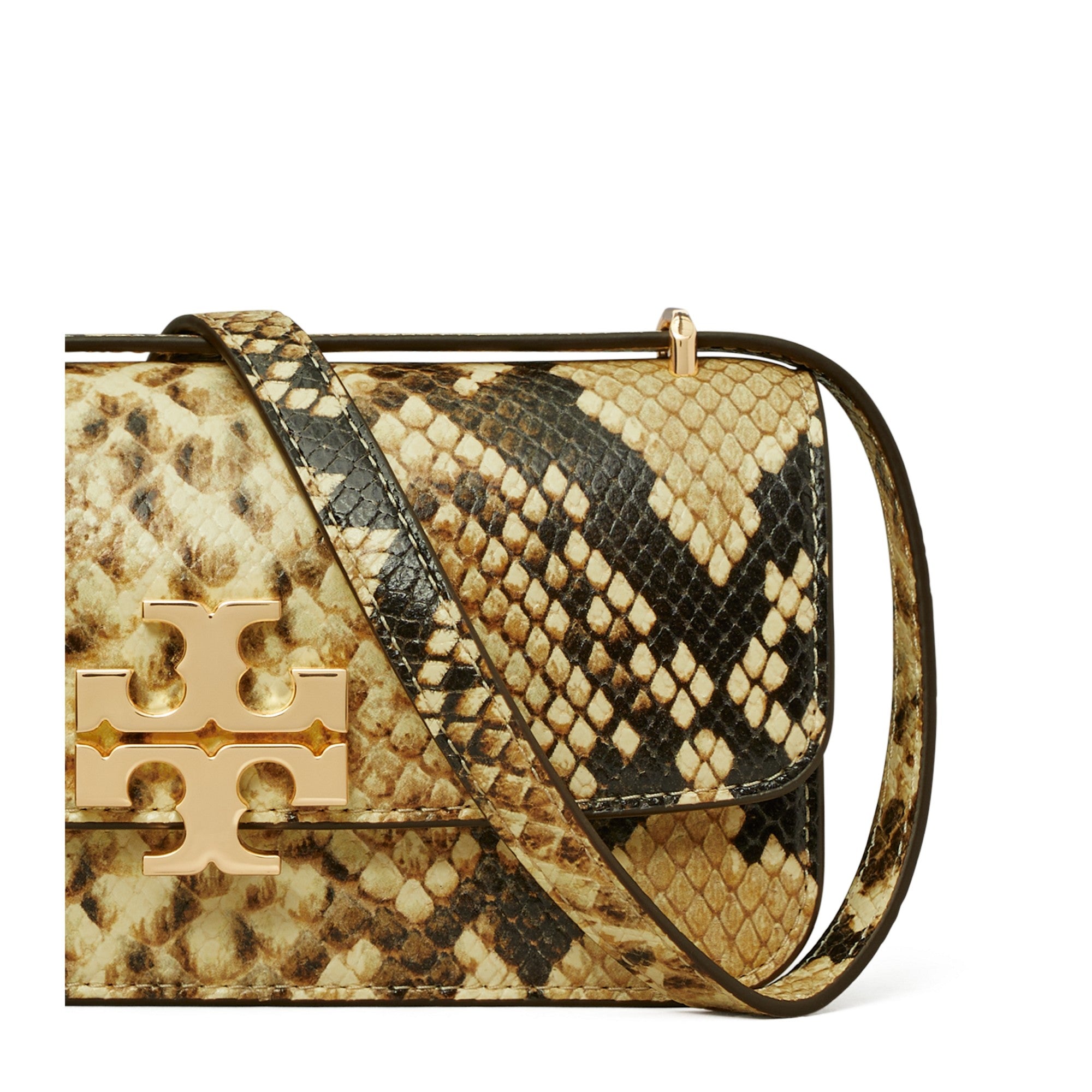 Women Eleanor Exotic E/W Small Convertible Shoulder Bag - Coriander / Black Multi