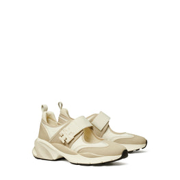 Women Good Luck Mary Jane Trainer - White / Beige