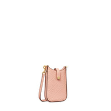 Women T Monogram Leather Phone Crossbody - Blush