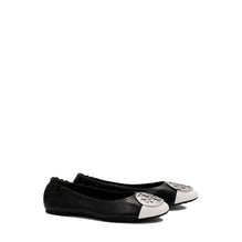 Women Claire Cap-Toe Ballet - Perfect Black / Cloud / Silver