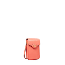 Women Robinson Crosshatched Phone Crossbody - Coral Crush