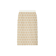 Women Logo Bouclé Skirt - Ivory / Sand