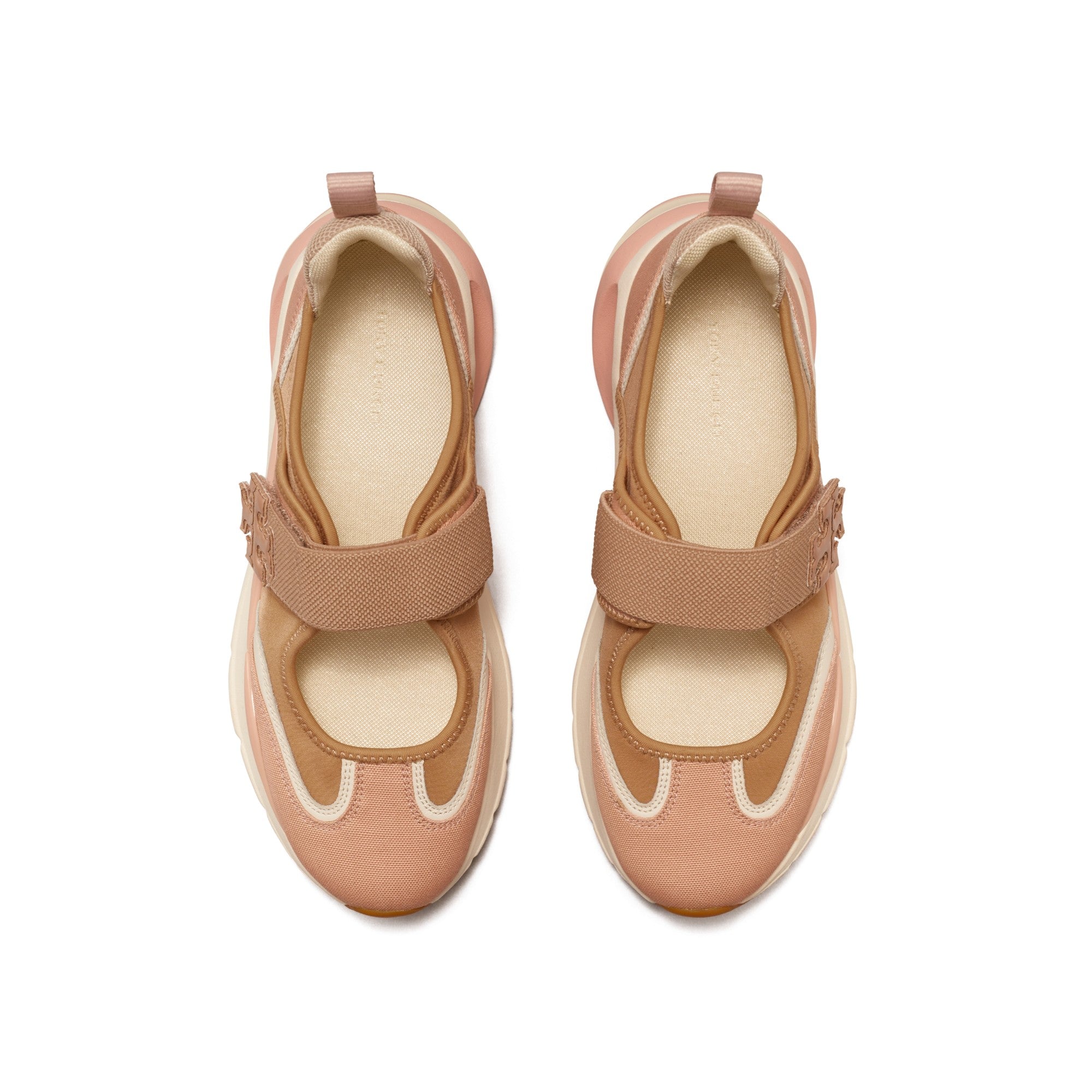 Women Good Luck Mary Jane Trainer - Pink / White