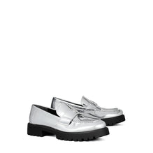 Women Classic Lug Loafer - Argento