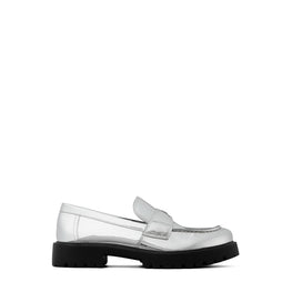Women Classic Lug Loafer - Argento