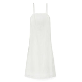 Women Cotton Eyelet Dress - White